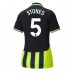 Maillot de foot Manchester City John Stones #5 Extérieur vêtements Femmes 2024-25 Manches Courtes